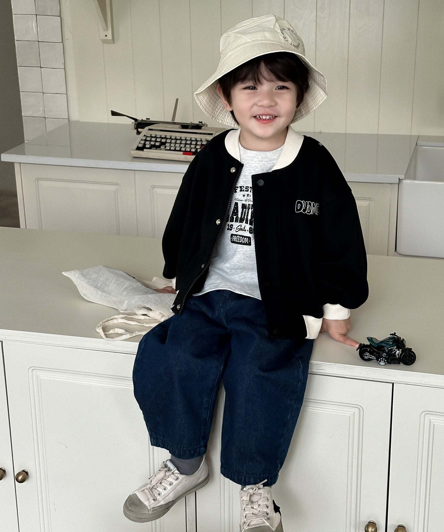 アイモハ aimoha 【aimoha-KIDS-】ジャケットスタジャン