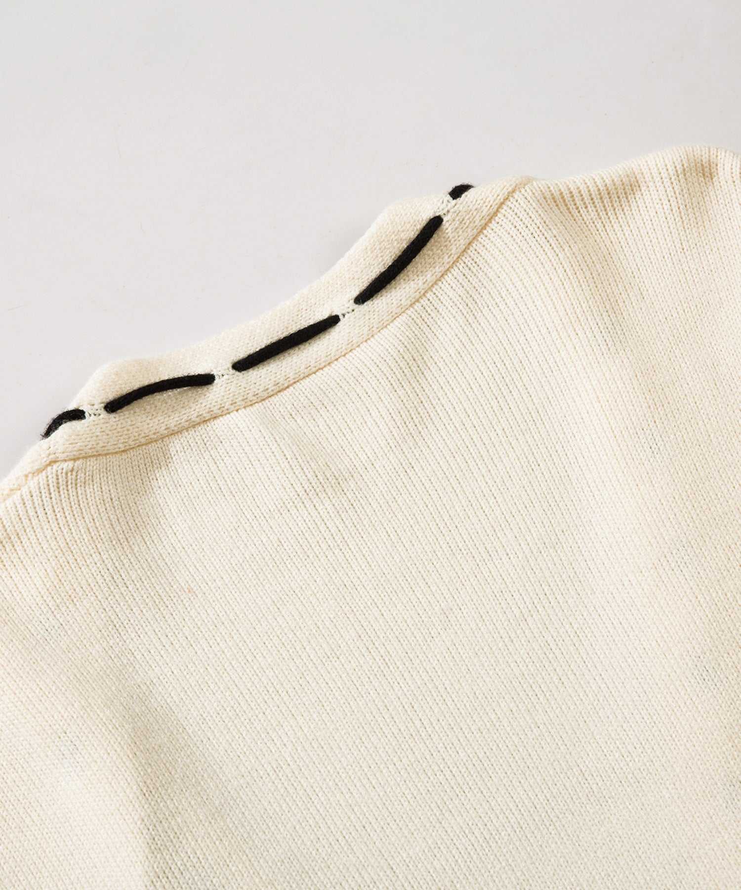 アイモハ aimoha aimoha men 紐縫線超大碼開襟毛衣