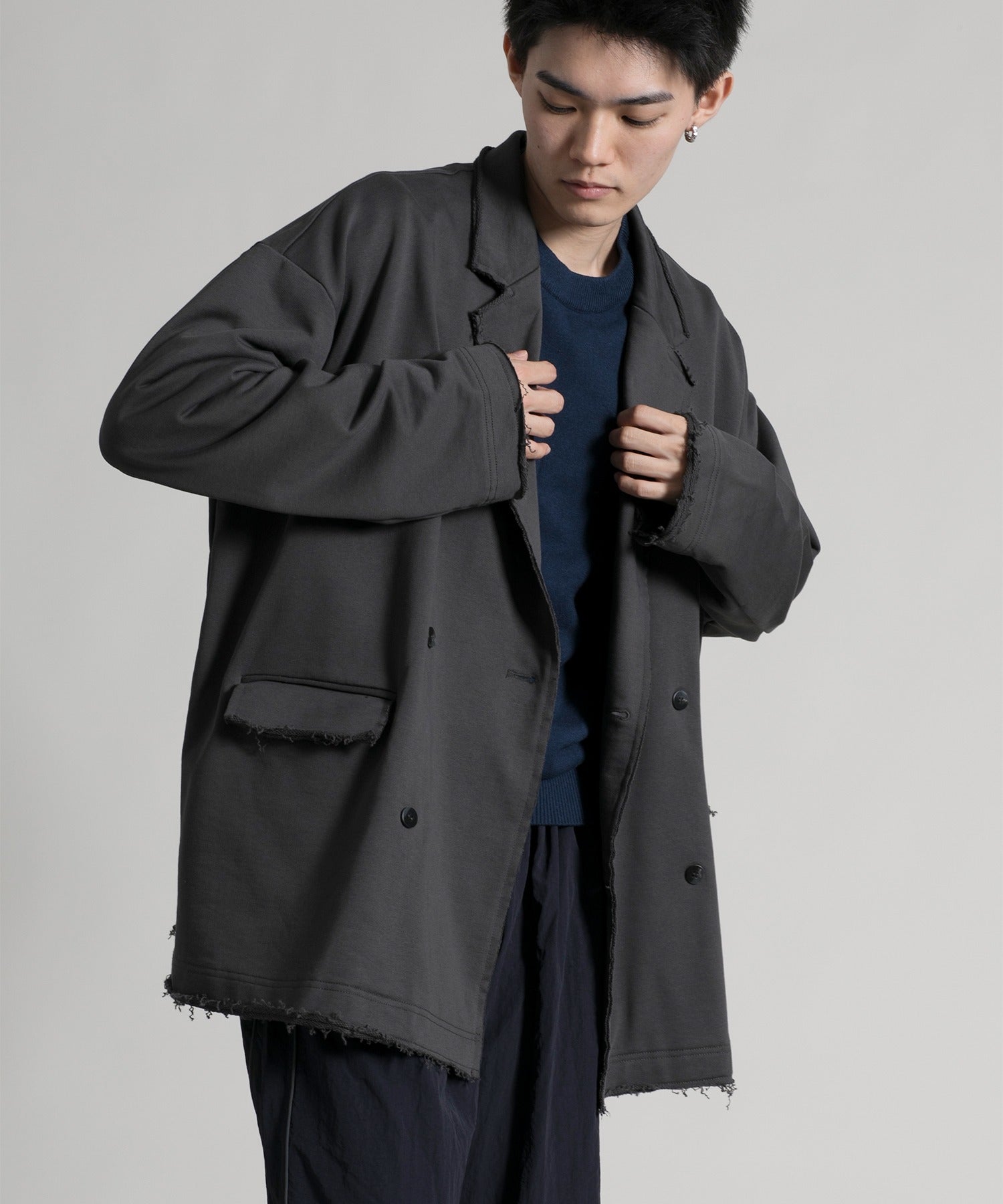 アイモハ aimoha 【aimoha neo】Oversized Double-breasted Blazer