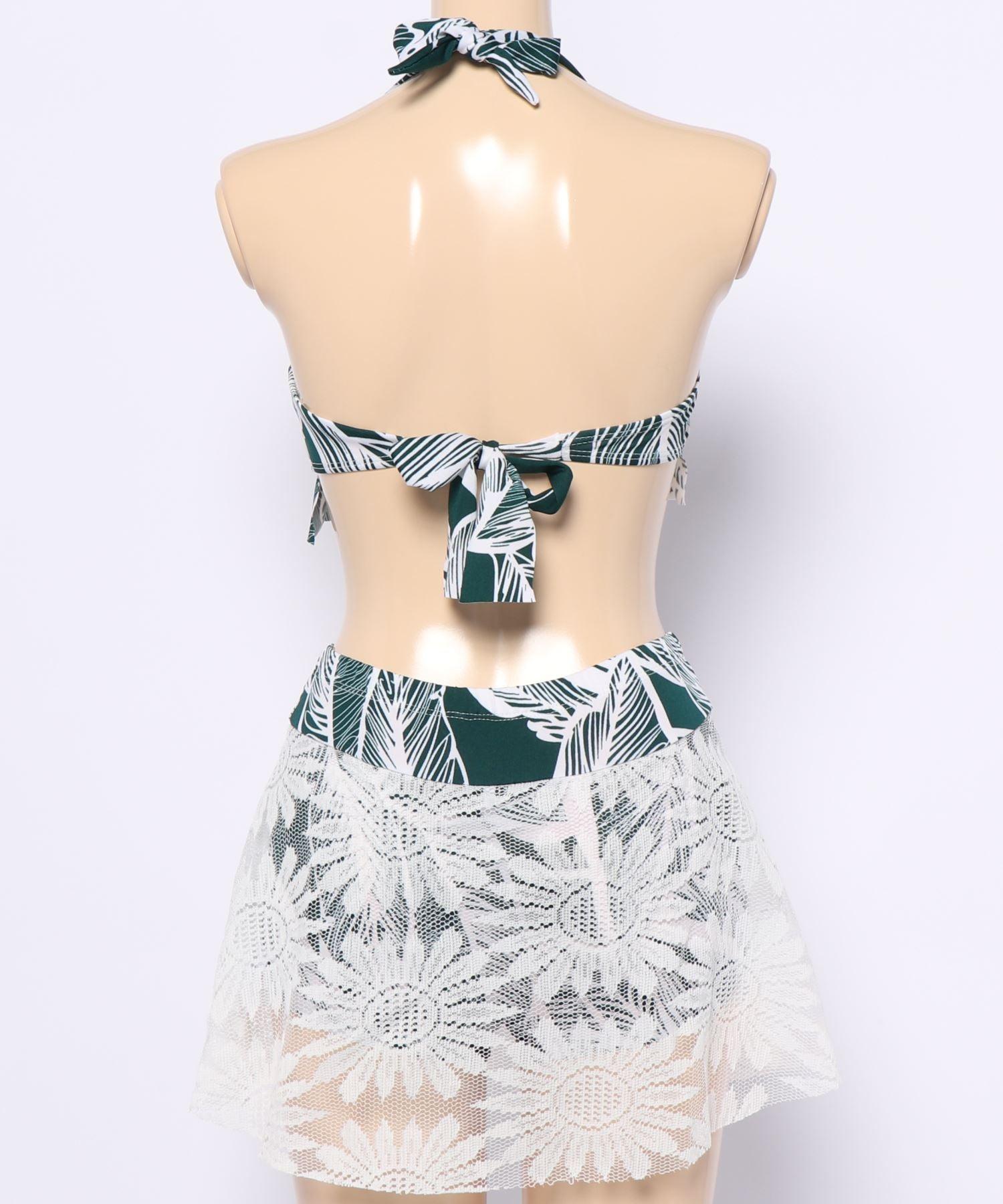aimoha Cute 3-Piece Swimsuit Set Korean Fashion Swimwear Summer Clothes Autumn Clothes 【Non-Returnable Item】