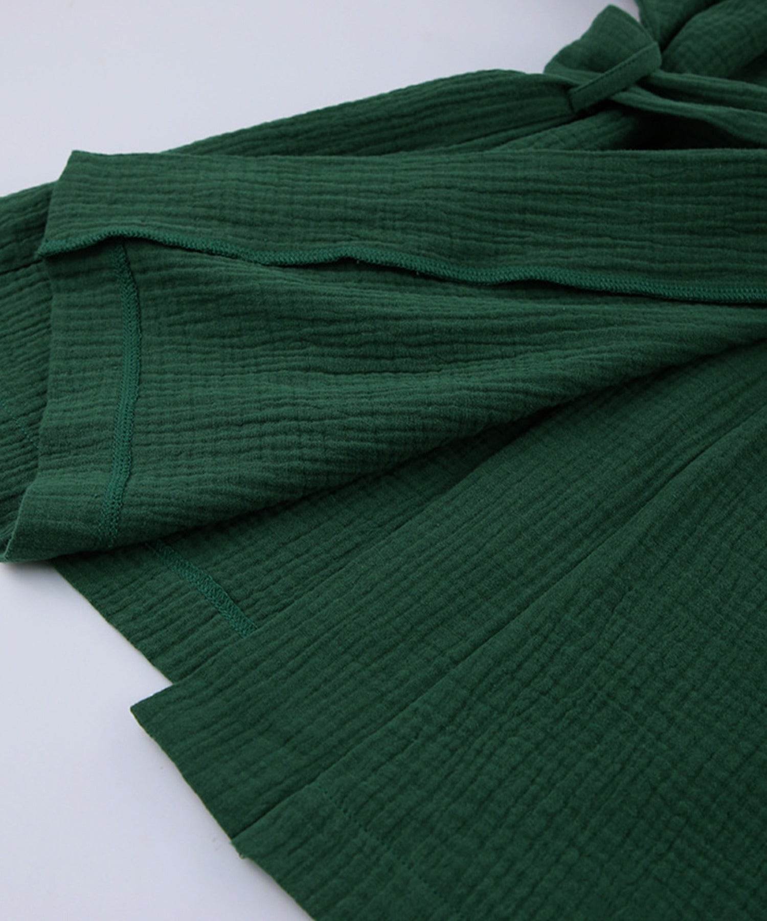 アイモハ aimoha 雙層紗布浴袍2件套