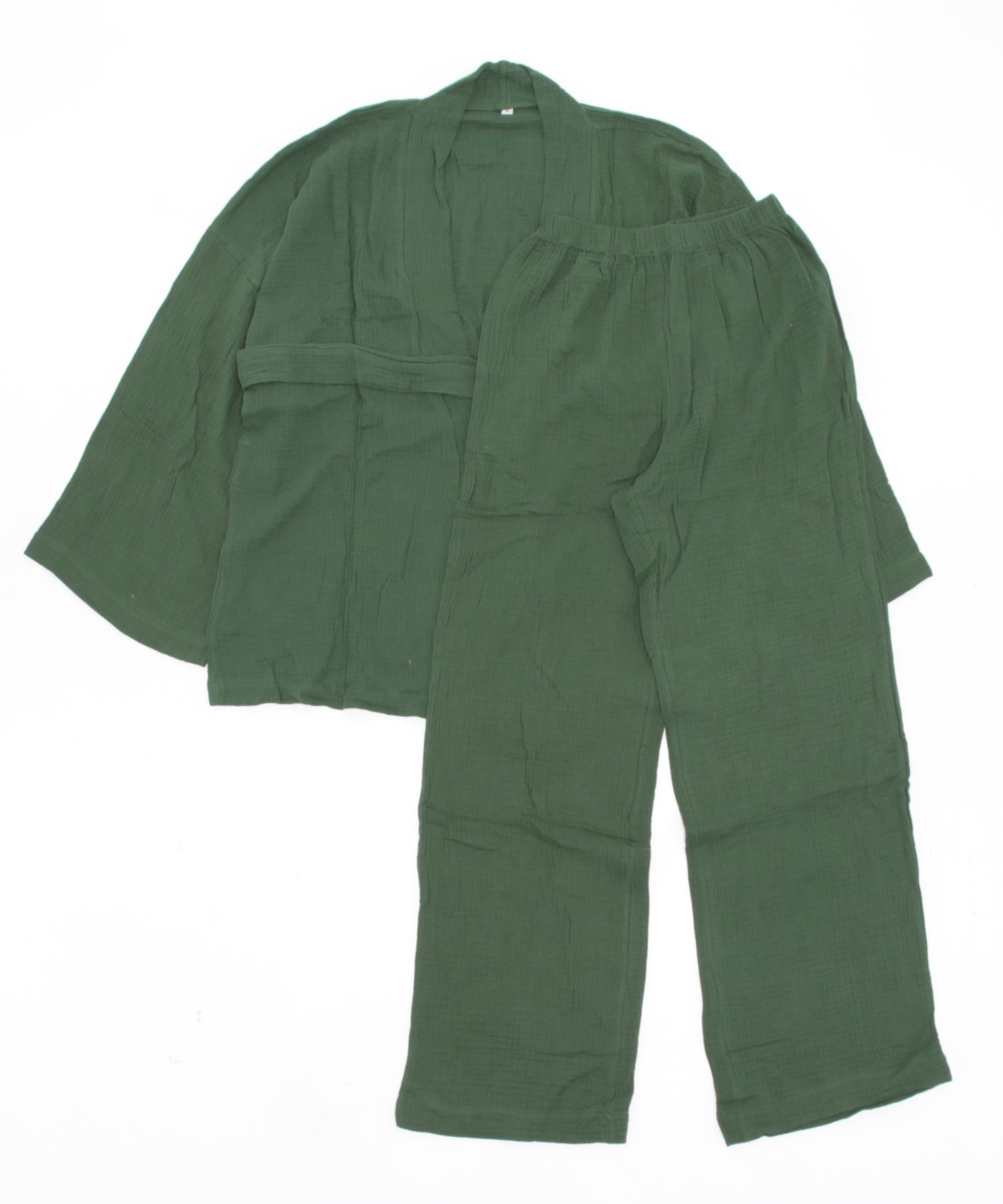 アイモハ aimoha 雙層紗布浴袍2件套