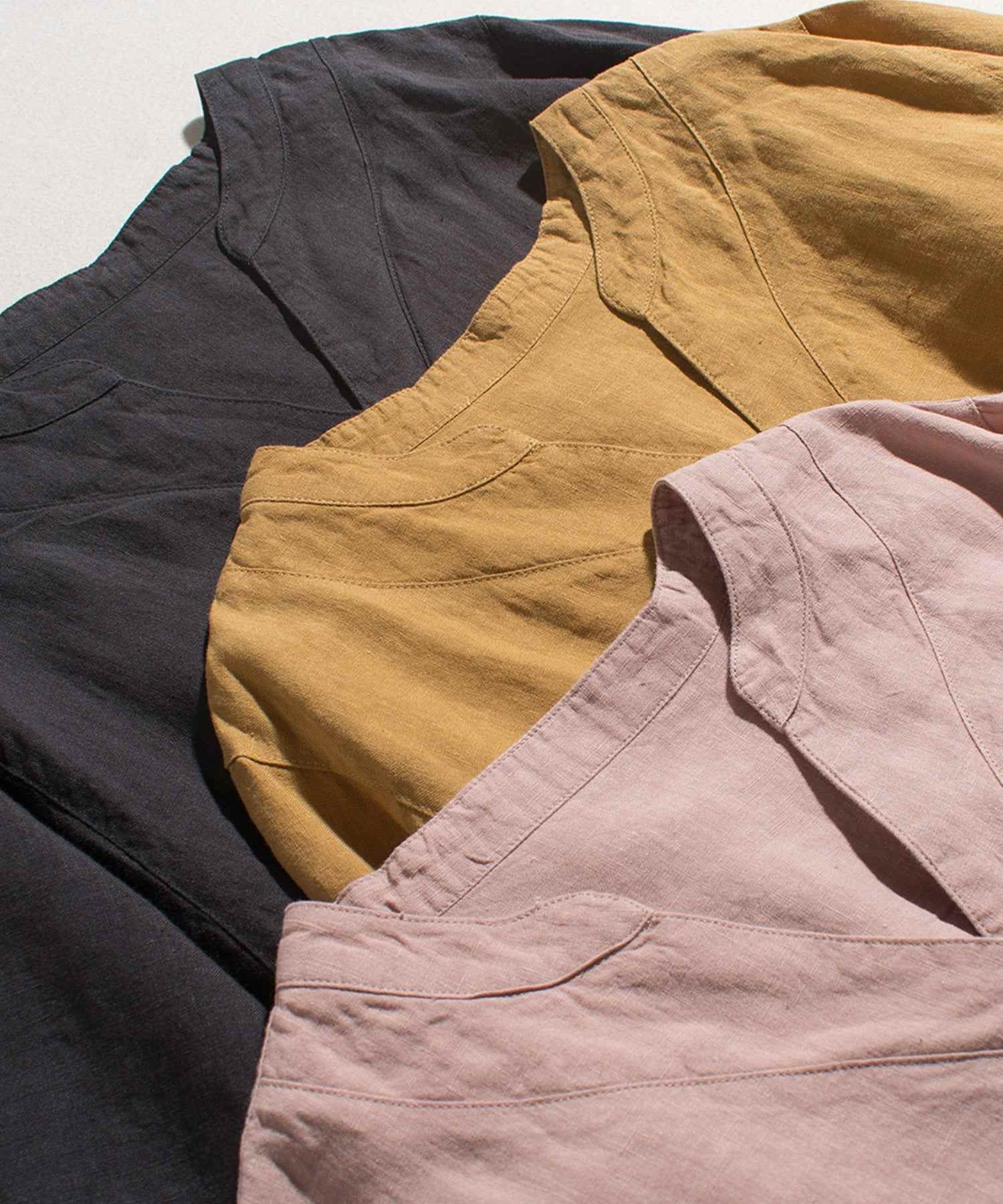 アイモハ aimoha 寬鬆亞麻風連衣裙