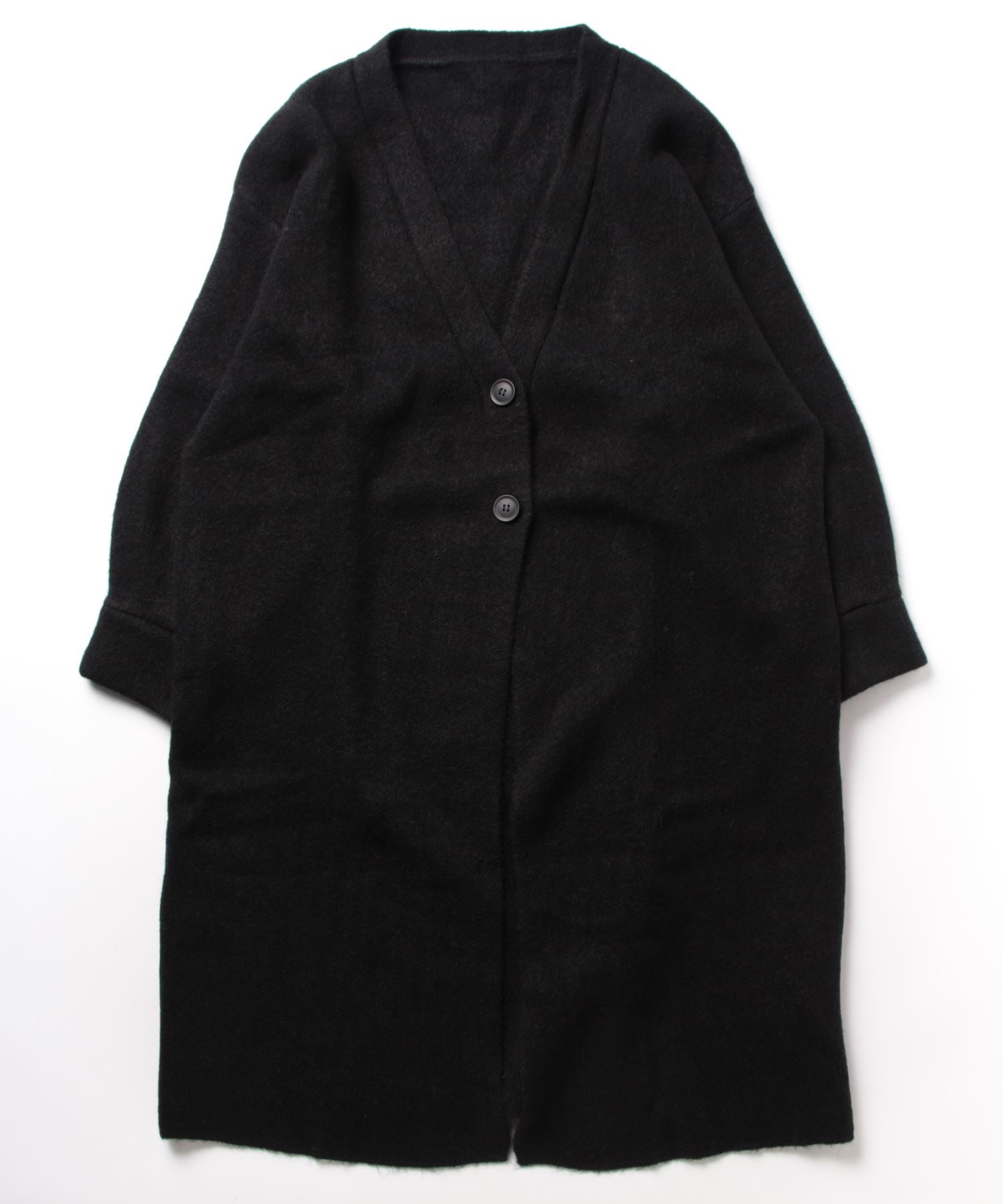 Aimoha 【BANICO】 Autumn/Winter Fleece Long Knit Cardigan