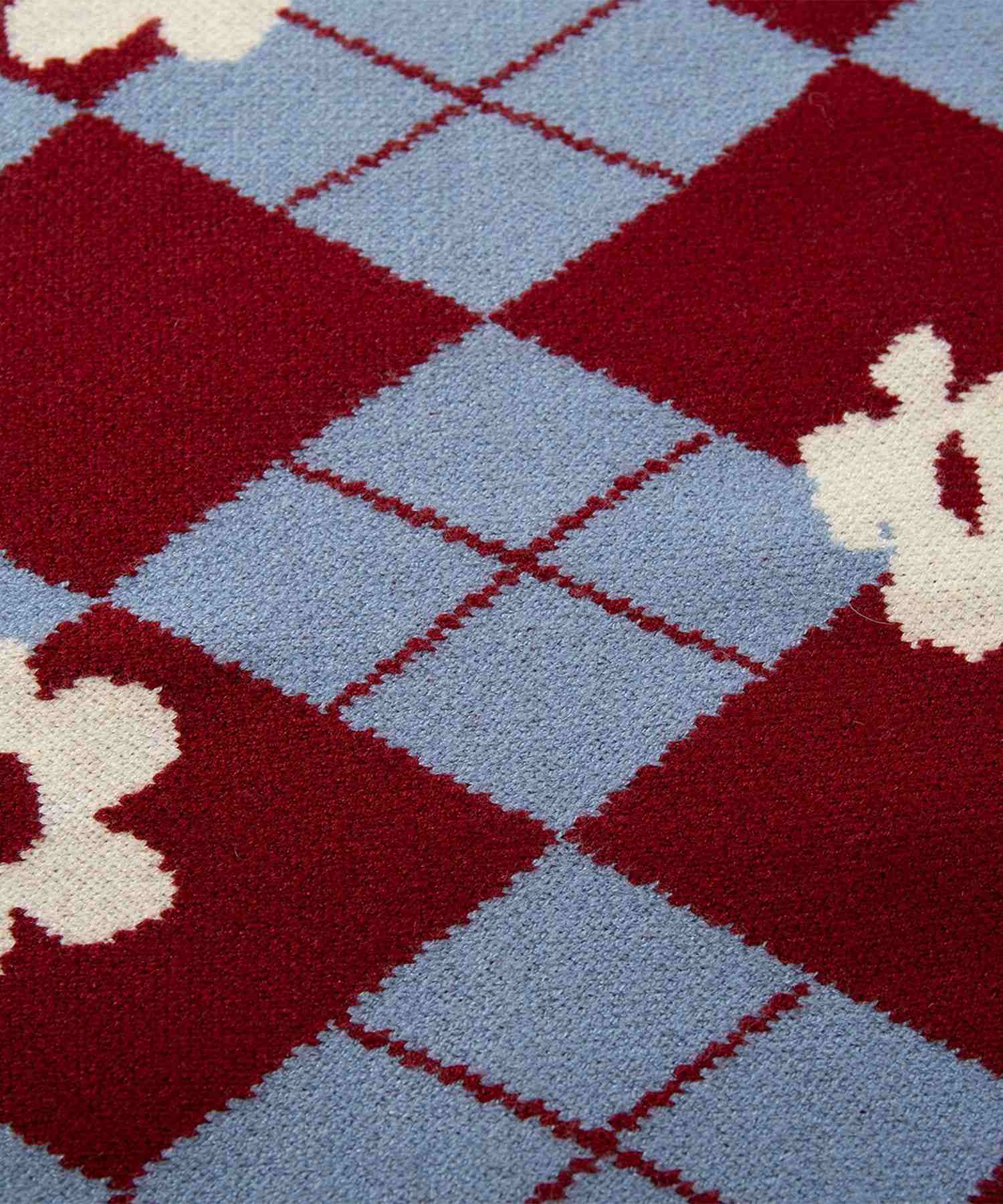 アイモハ aimoha HOOK -original- 花與阿爾蓋爾圖案瘋狂針織背心