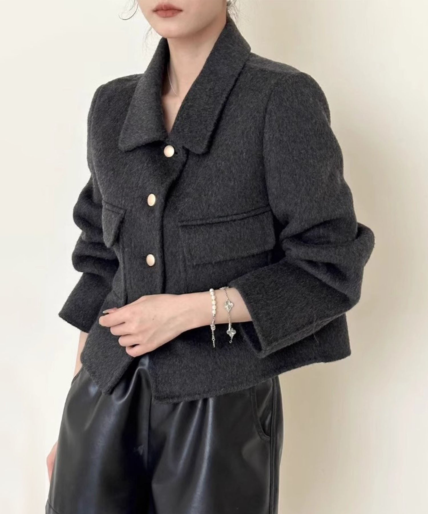 Aimoha Aimoha -select-/Classic Short Wool Jacket