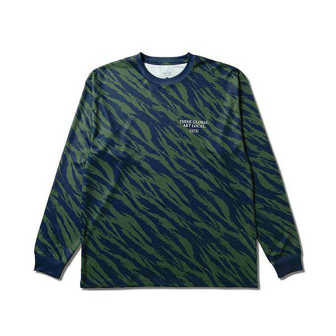 アクター AKTR AKTR BEAST CAMO A.L LOOSE L/S SP TEE(アクター ビーストカモ A.L ルーズ ロングスリーブ SP ティー) (GREEN) GREEN