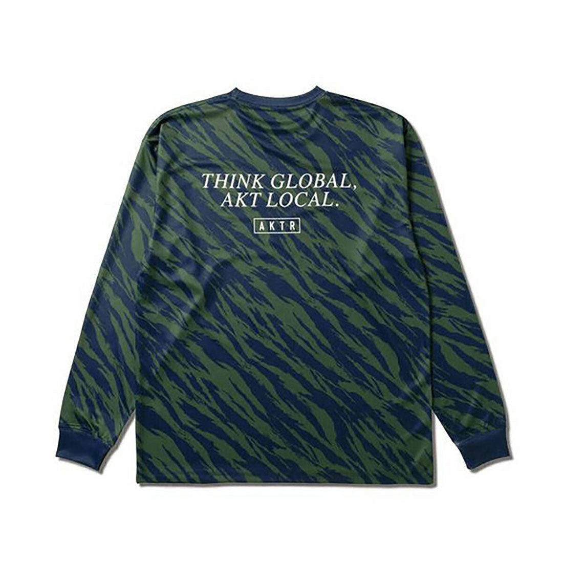 アクター AKTR AKTR BEAST CAMO A.L LOOSE L/S SP TEE(アクター ビーストカモ A.L ルーズ ロングスリーブ SP ティー) (GREEN) GREEN