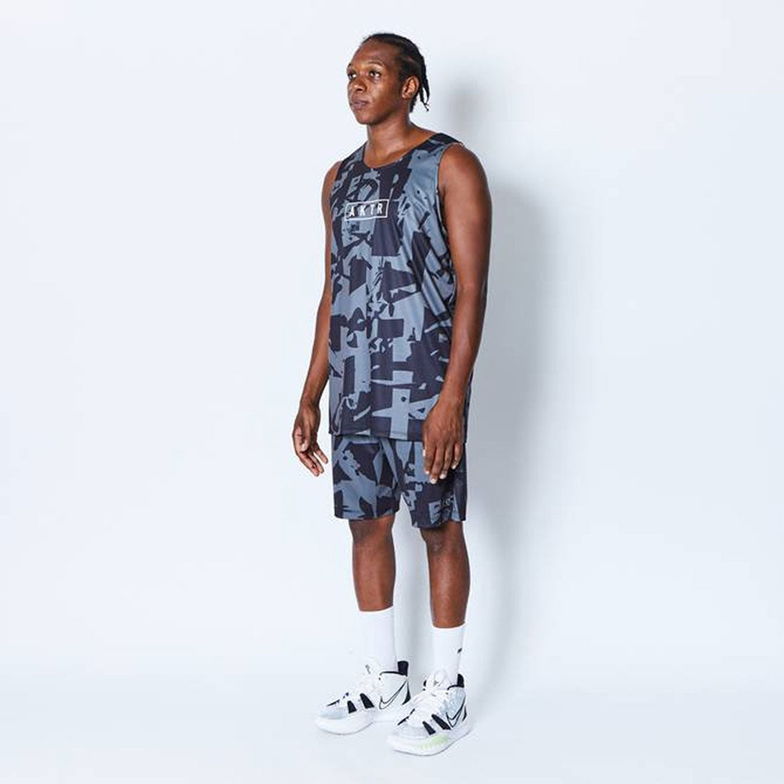 アクター AKTR AKTR CUT-UP CAMO REVERSIBLE TANK(アクター カットアップ カモ リバーシブル タンク) (BKxWH) BKxWH