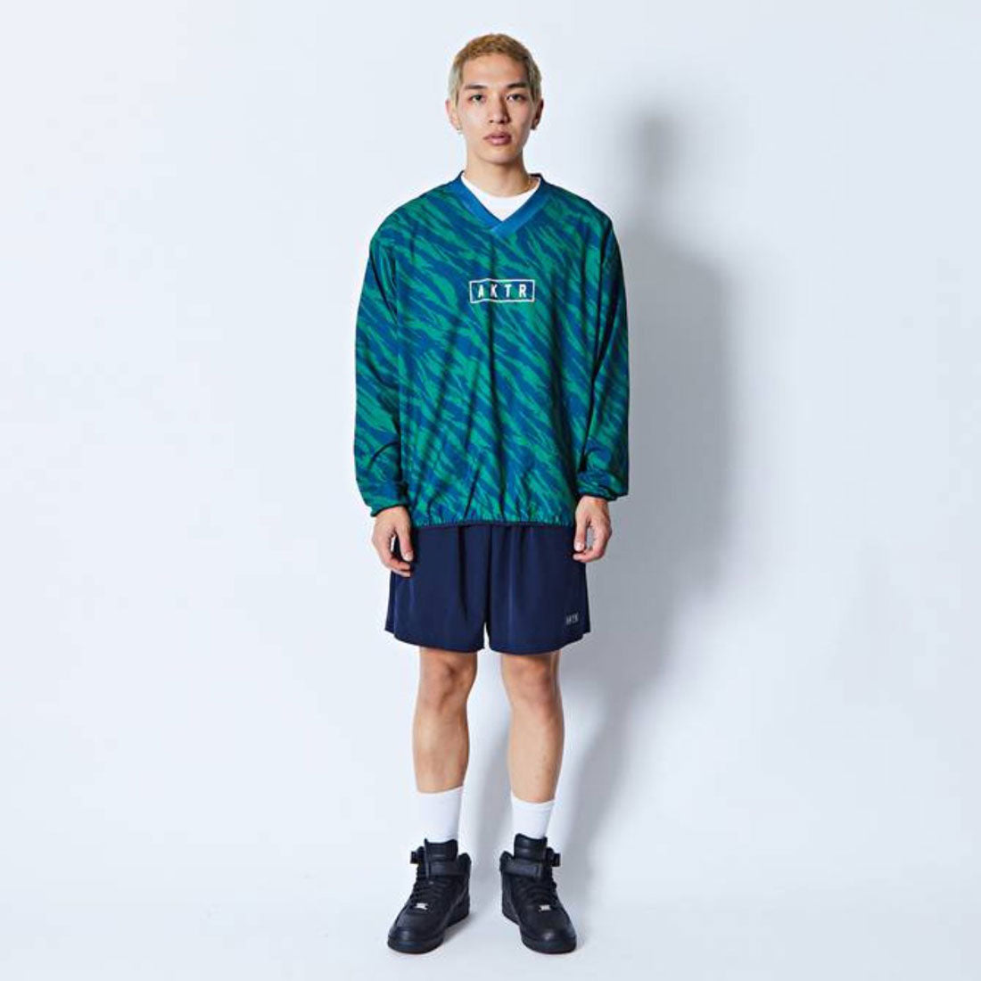 アクター AKTR AKTR BEAST CAMO PULLOVER ST SHIRTS(アクター ビースト カモ プルオーバー ST シャツ) (GREEN) GREEN