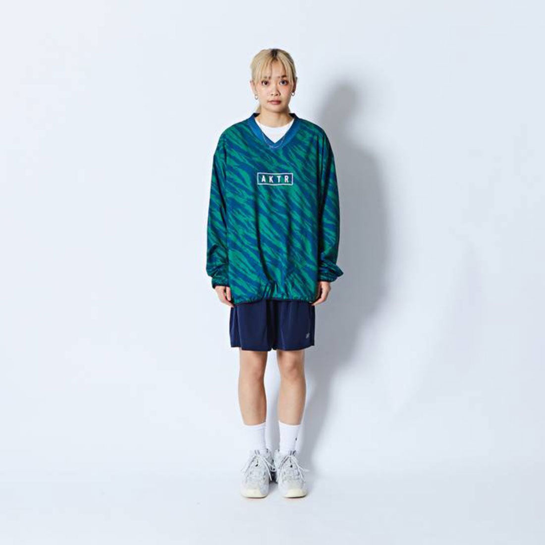 アクター AKTR AKTR BEAST CAMO PULLOVER ST SHIRTS(アクター ビースト カモ プルオーバー ST シャツ) (GREEN) GREEN