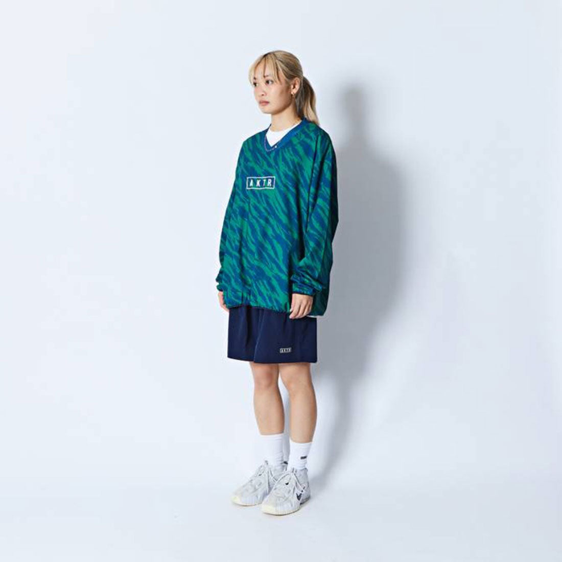アクター AKTR AKTR BEAST CAMO PULLOVER ST SHIRTS(アクター ビースト カモ プルオーバー ST シャツ) (GREEN) GREEN