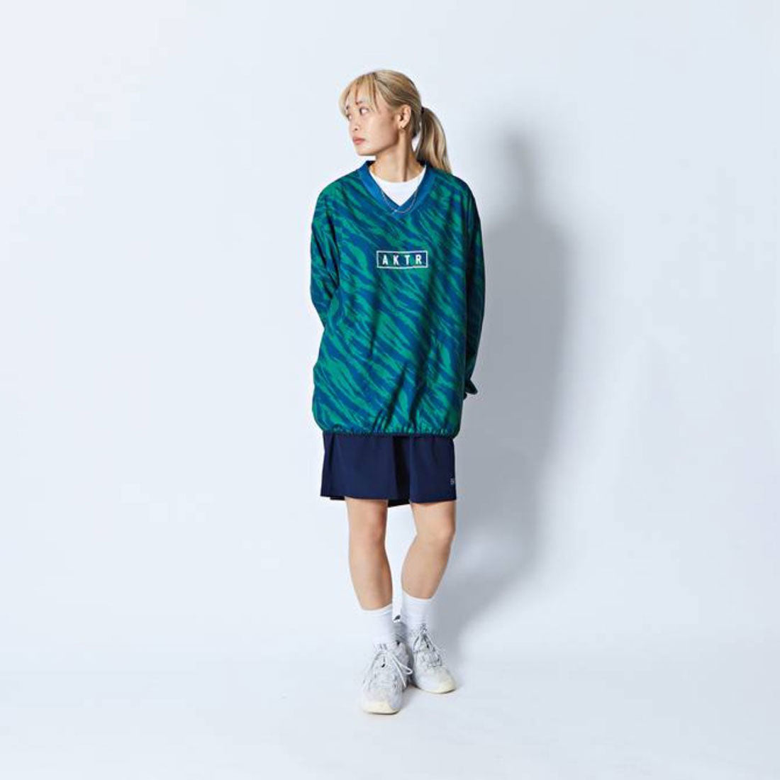 アクター AKTR AKTR BEAST CAMO PULLOVER ST SHIRTS(アクター ビースト カモ プルオーバー ST シャツ) (GREEN) GREEN
