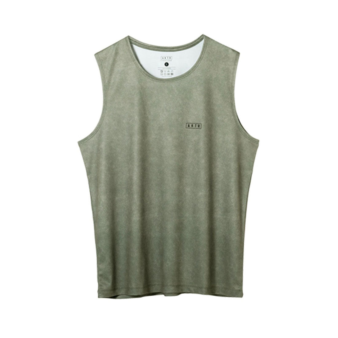 アクター AKTR AKTR MOCK GARMENT DYED SLEEVELESS SPORTS TEE(アクター モック ガーメントダイ スリーブレス スポーツ ティー) (GREEN) GREEN
