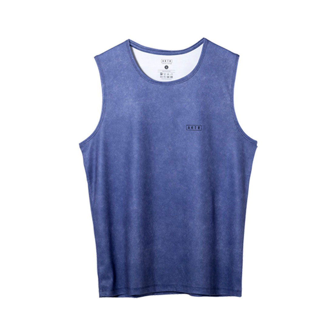 アクター AKTR AKTR MOCK GARMENT DYED SLEEVELESS SPORTS TEE(アクター モック ガーメントダイ スリーブレス スポーツ ティー) (BLUE) BLUE