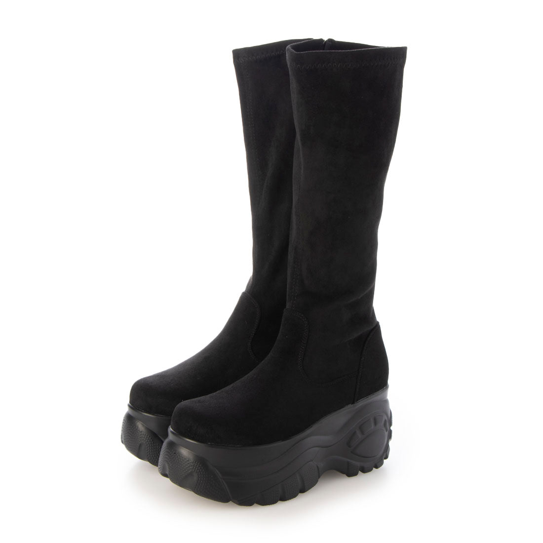 エーケーアール AKR 厚底ストレッチロングブーツ