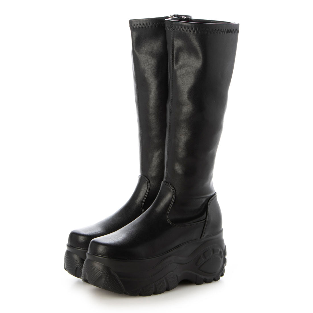 エーケーアール AKR 厚底ストレッチロングブーツ