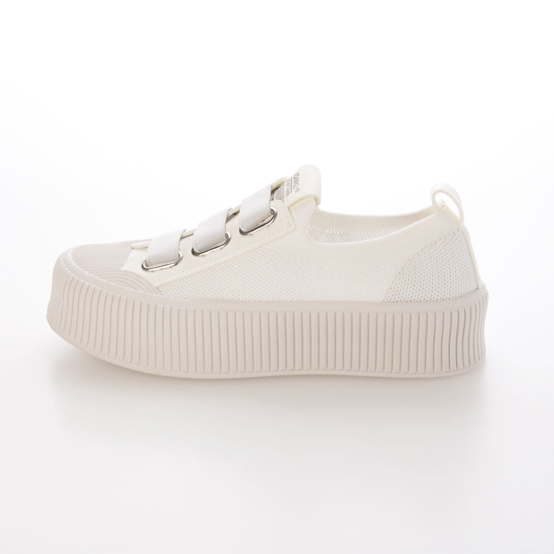 エーケーアール AKR 厚底スリッポンゴムベルトスニーカー