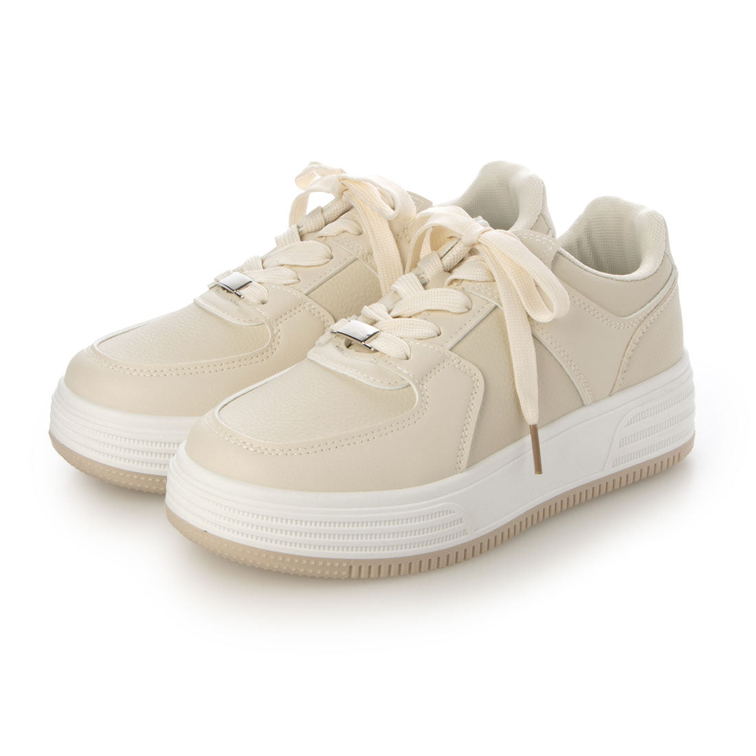 エーケーアール AKR 厚底スニーカー,ベージュ