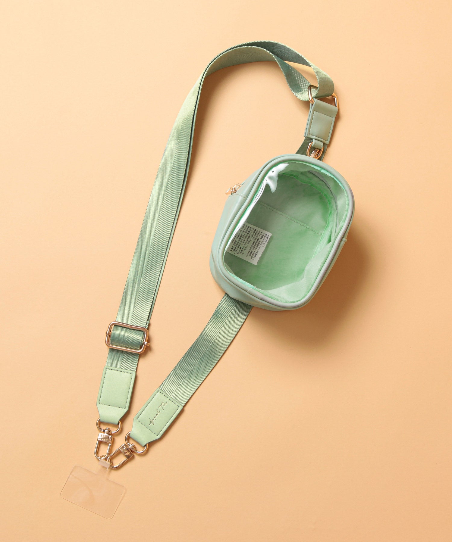 アルトローズ ALTROSE ぬいポーチ付き スマホショルダー スマホ ベルト ぬいポーチ ぬいバッグ ぬい ぬいぐるみ 収納 オタ活 推し活 推し (グリーン) グリーン