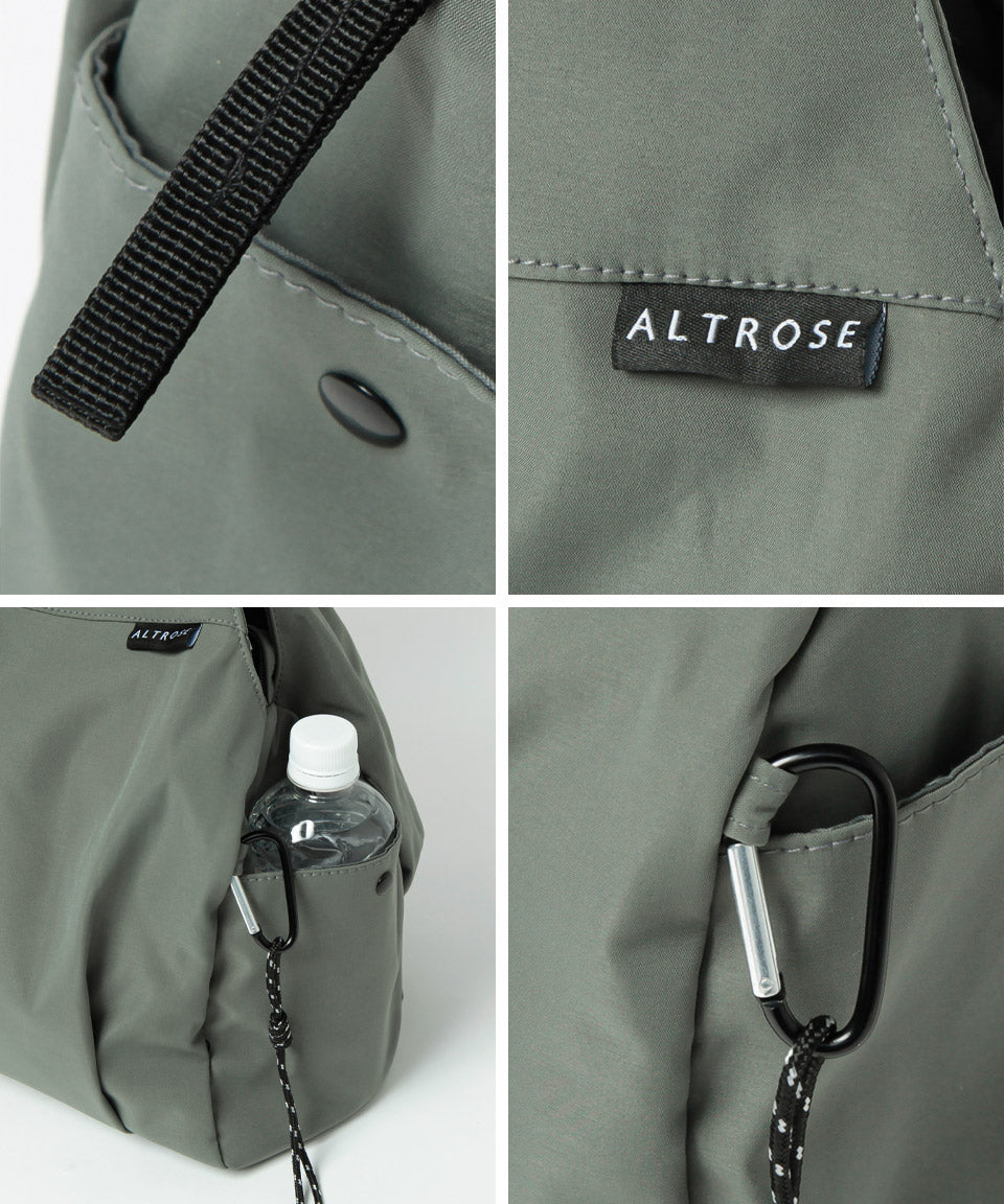 アルトローズ ALTROSE ナイロン 大きめ トートバッグ トート ティム トラベル マザーズバッグ カジュアル (ライトグレー) ライトグレー