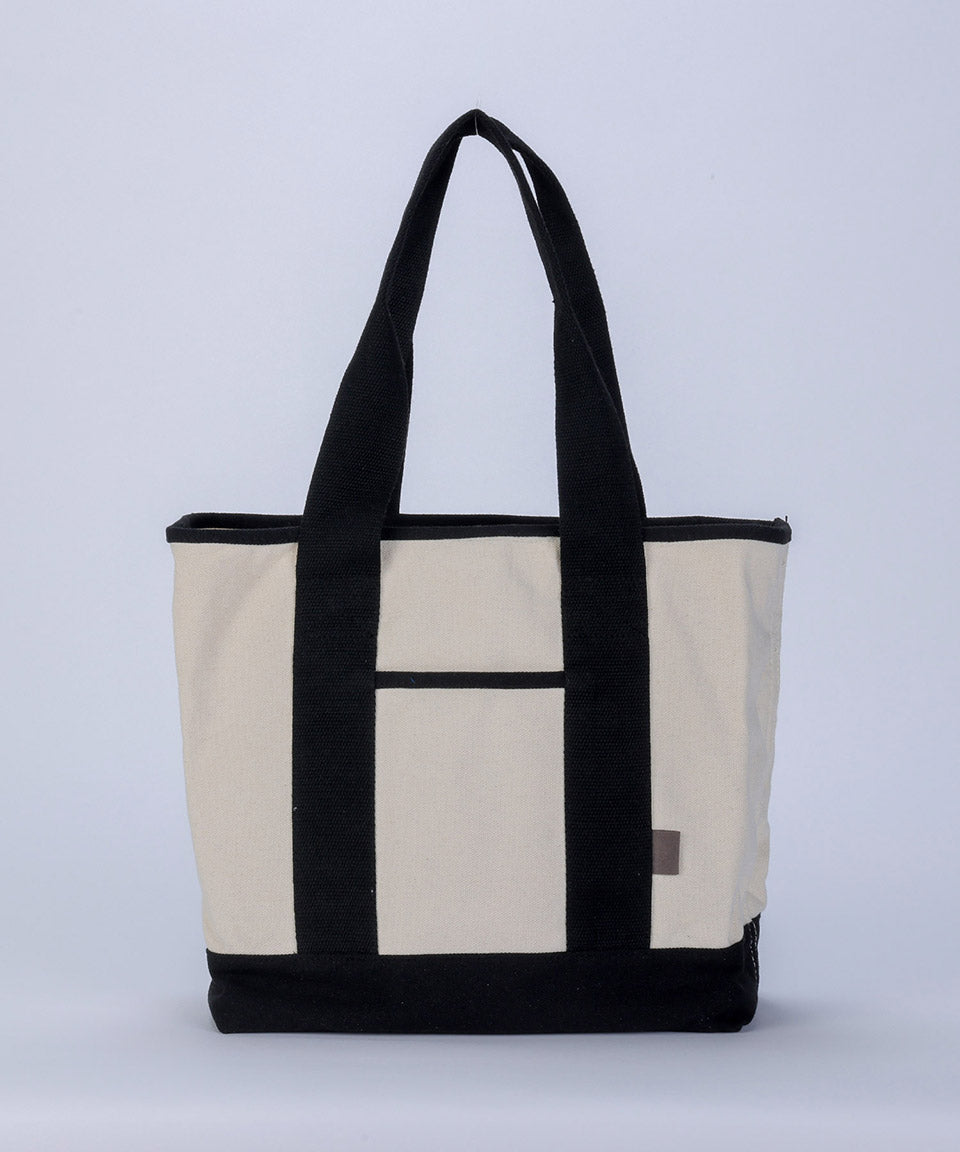 アルトローズ ALTROSE トートバッグ トート 大きめ 大容量 a4 A4手提げ 肩掛け 通勤 通学 多収納 レディース バッグ 仕切り 収納 整理整頓 ルーム (アイボリーブラック) アイボリーブラック