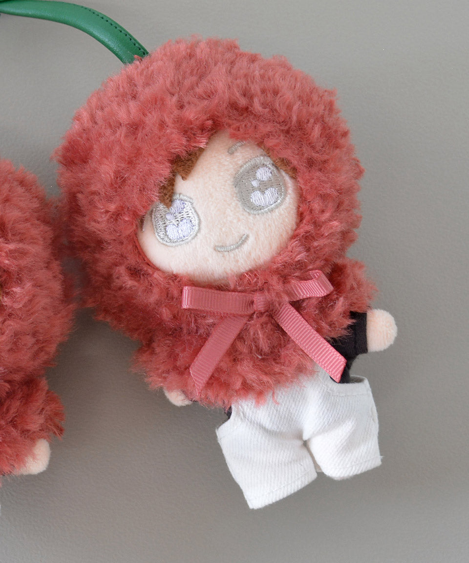 ALTROSE ALTROSE 推活 ぬいぐるみ ぬい活 ぬい拍 kpopdoll 娃娃 ぬい服 變裝 10cm ぬい poncho 櫻桃 鍵圈