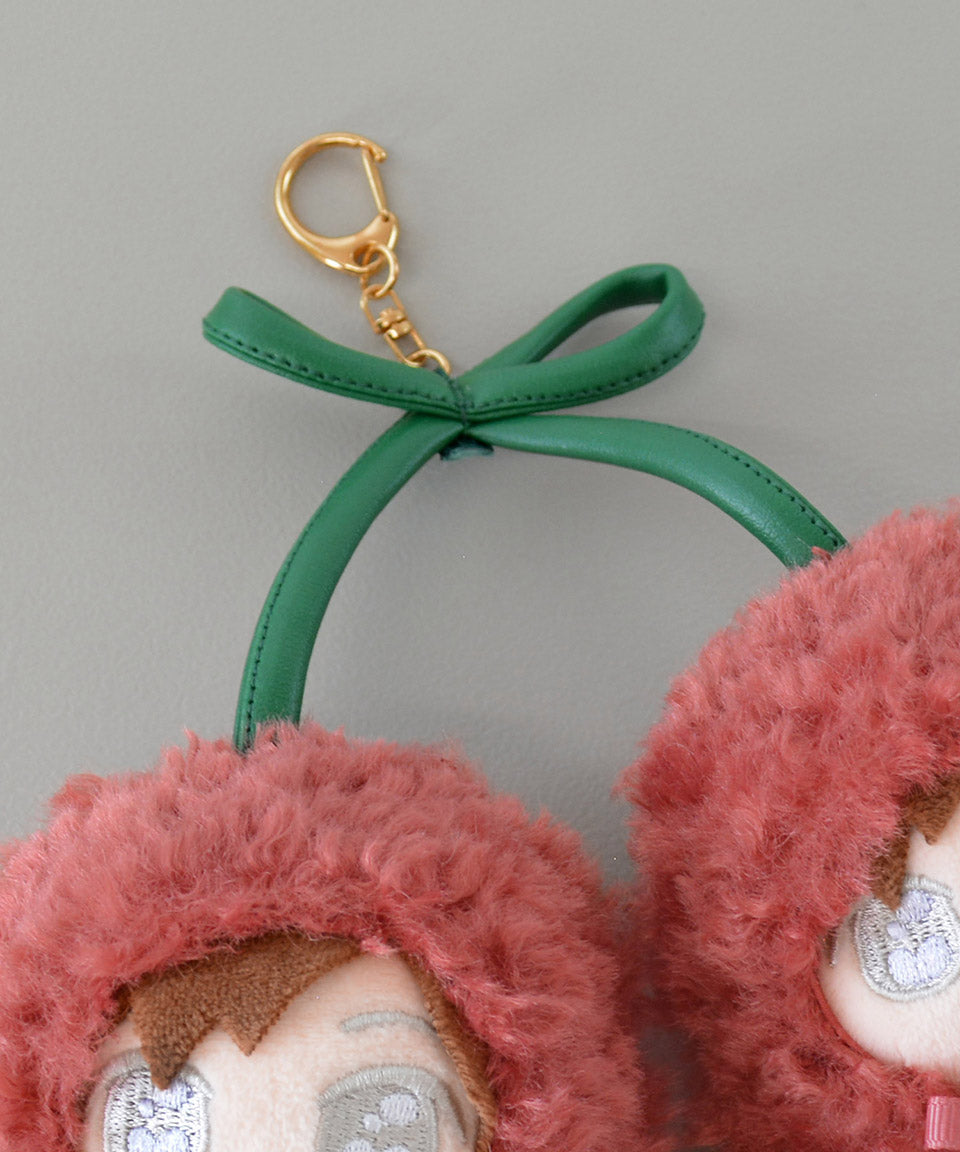 ALTROSE ALTROSE 推活 ぬいぐるみ ぬい活 ぬい拍 kpopdoll 娃娃 ぬい服 變裝 10cm ぬい poncho 櫻桃 鍵圈