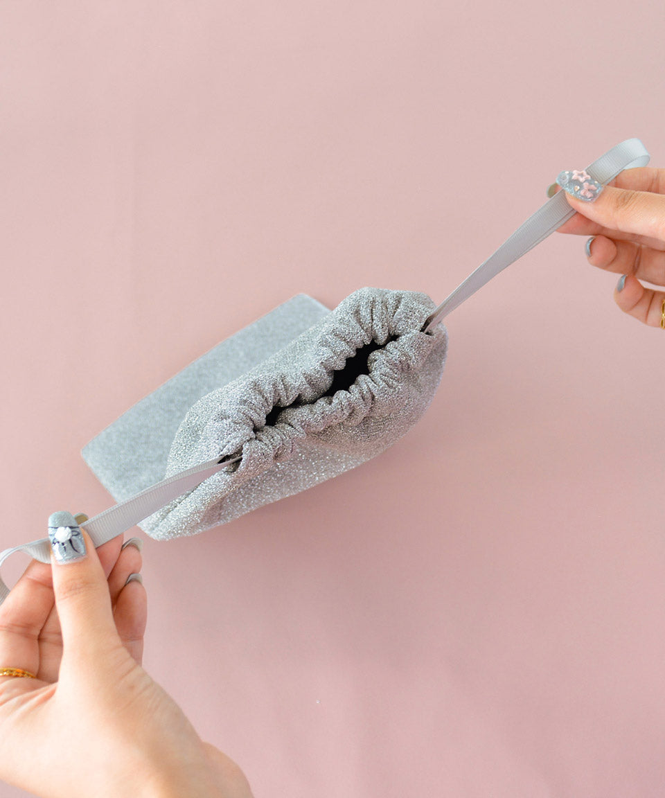 アルトローズ ALTROSE ラメ ペンライト 巾着 ポーチ ペンライトケース 推し活 ジュピター (ブラック) ブラック