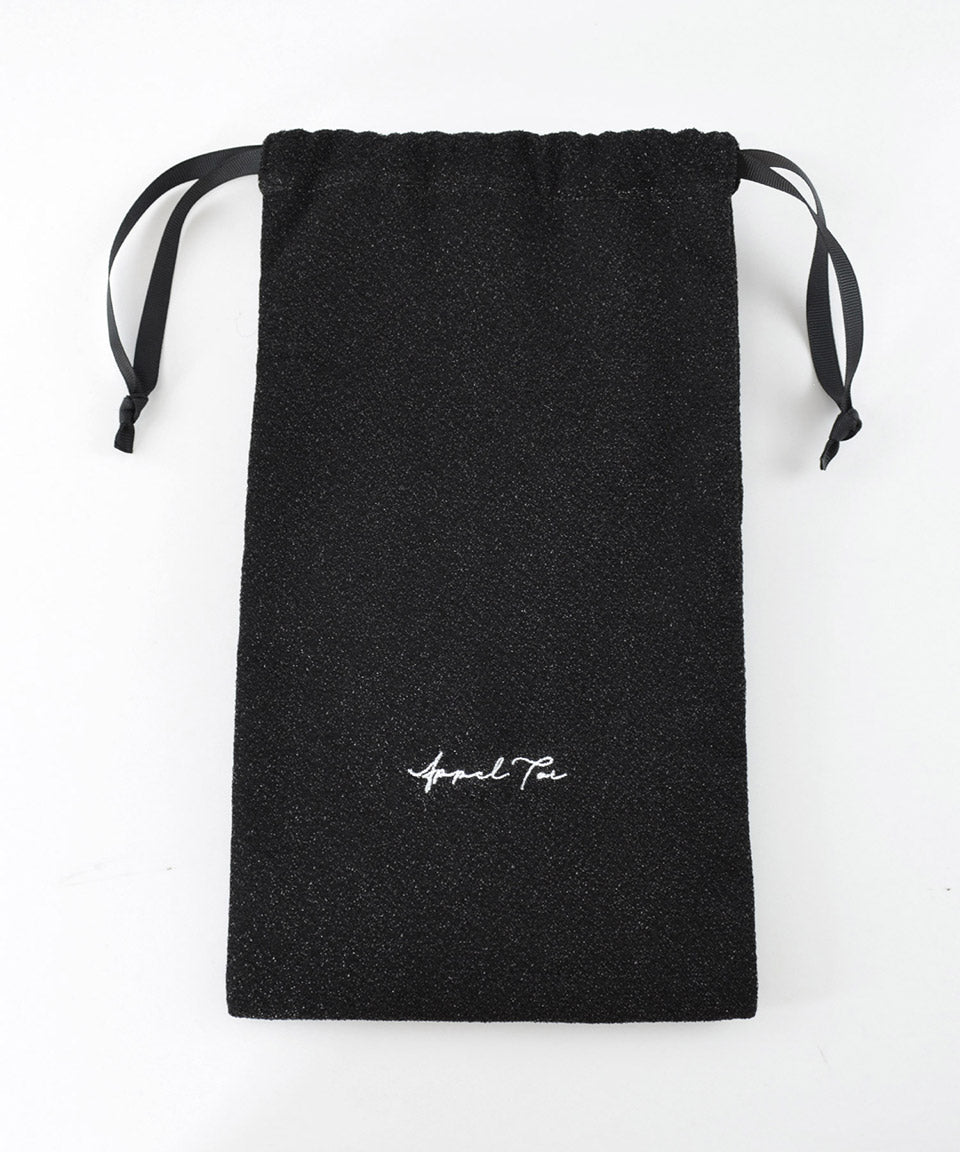 アルトローズ ALTROSE ラメ ペンライト 巾着 ポーチ ペンライトケース 推し活 ジュピター (ブラック) ブラック