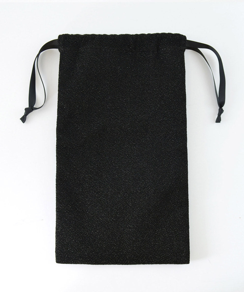 アルトローズ ALTROSE ラメ ペンライト 巾着 ポーチ ペンライトケース 推し活 ジュピター (ブラック) ブラック