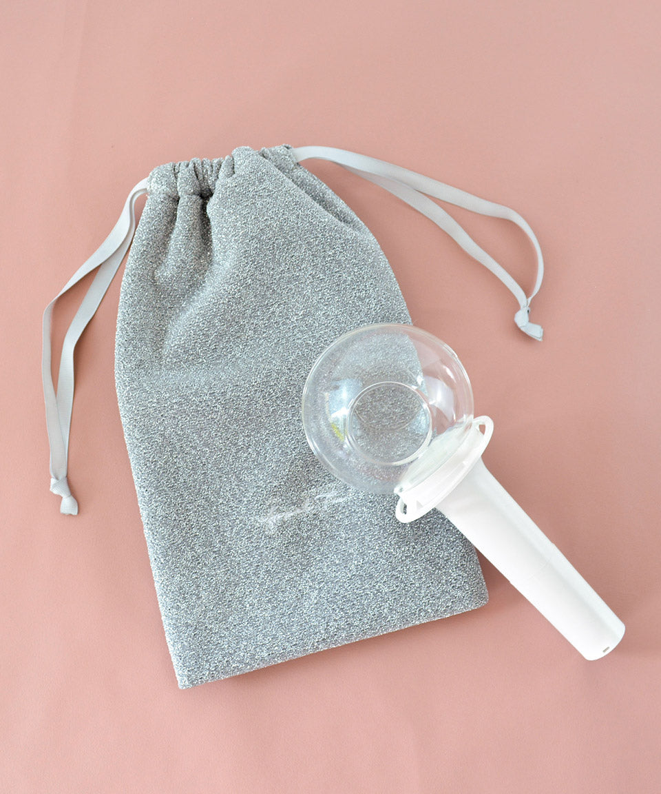 アルトローズ ALTROSE ラメ ペンライト 巾着 ポーチ ペンライトケース 推し活 ジュピター (シルバー) シルバー