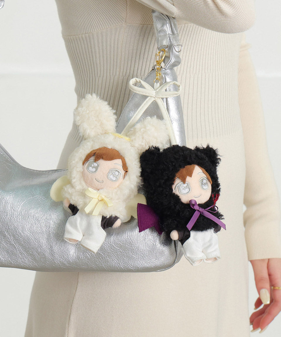 ALTROSE ALTROSE 【S尺寸】推し活 娃娃服 10cm娃娃 斗篷 天使與惡魔 鑰匙圈