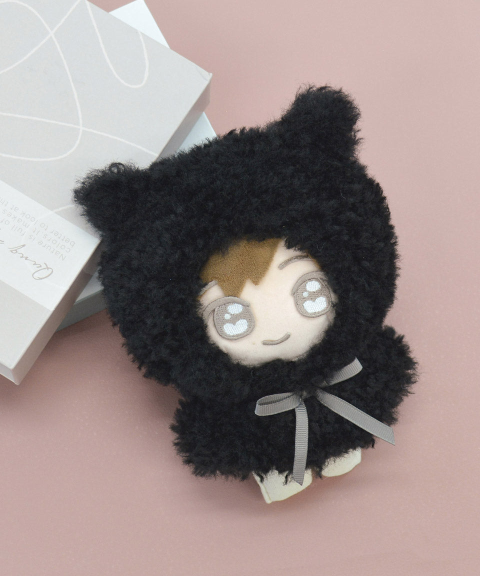 アルトローズ ALTROSE ぬいぐるみ ぬい 人形 マスコット ぬい活 ぬい撮り kpopdoll ちびぬい ドール ぬい服 着せ替え コスチューム アニマル ポンチョ (ネコ) ネコ