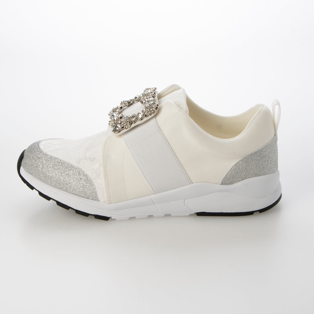 アレッタ ALETTA 軽量 煌めくビジュースニーカー