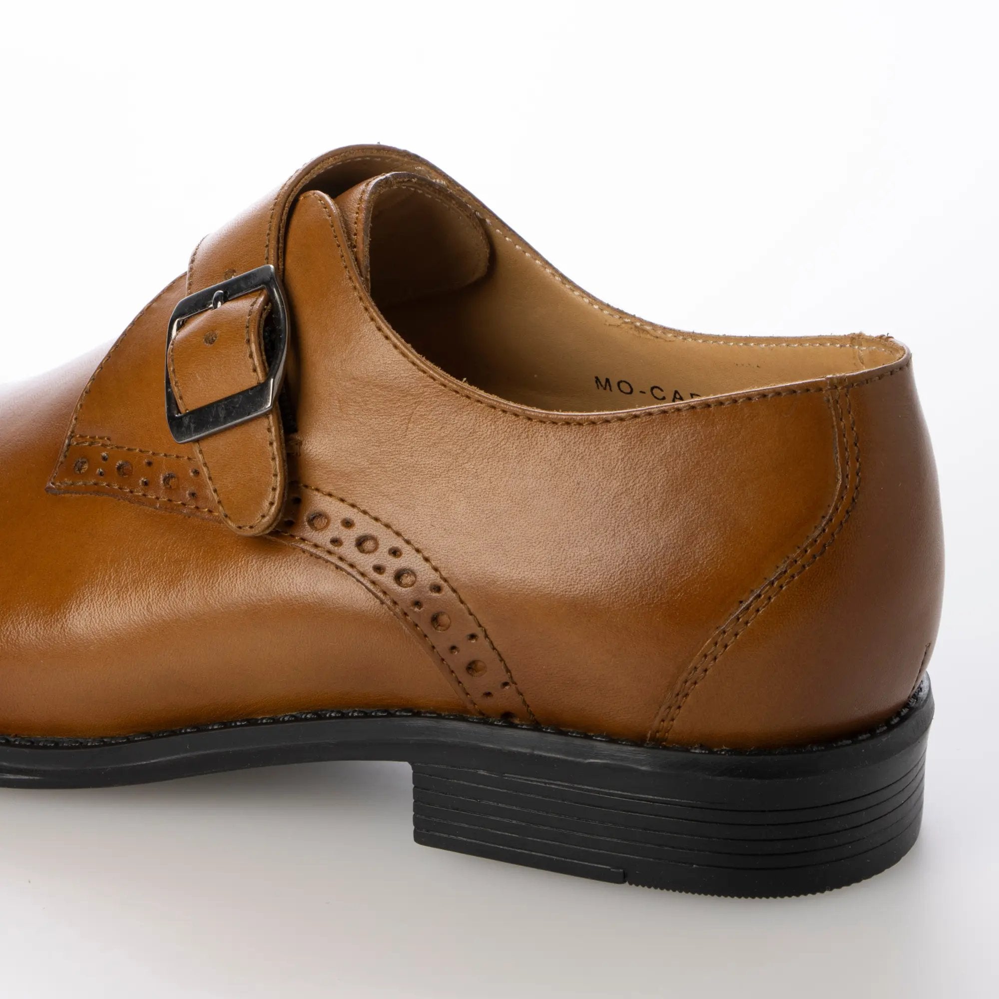 ライニングまで本革で蒸れない セミロングノーズ ビジネスシューズ メンズ シングルモンク セミグローブ ビジカジ ドレスシューズ アルフレッドコックス ALFRED COX