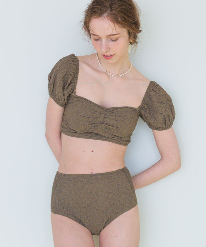 シードレス SEA DRESS 2wayショルダー×ハイウエストビキニ/水着【返品不可商品】 (アイボリー) アイボリー