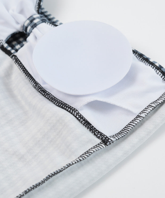 ティティベイト titivate リボン付フロントツイストビキニ/水着【返品不可商品】 (ギンガム) ギンガム