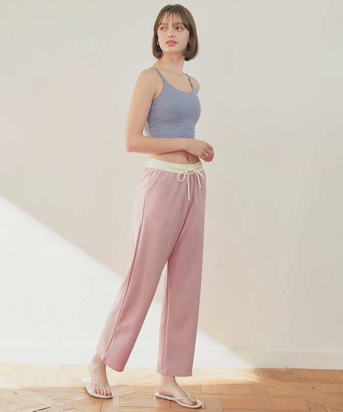 シードレス SEA DRESS バイカラーワイドパンツ (ピンク) ピンク