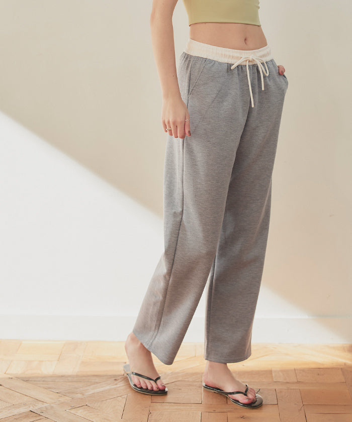 シードレス SEA DRESS バイカラーワイドパンツ (ピンク) ピンク