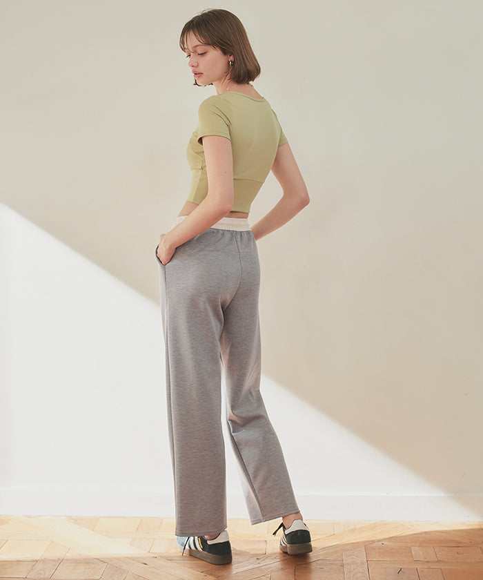 シードレス SEA DRESS バイカラーワイドパンツ (ピンク) ピンク