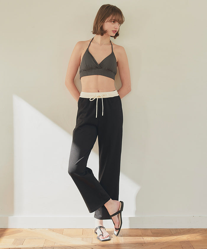 シードレス SEA DRESS バイカラーワイドパンツ (ピンク) ピンク