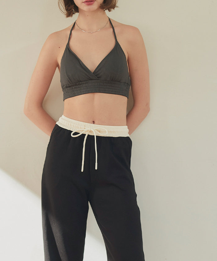 シードレス SEA DRESS バイカラーワイドパンツ (ピンク) ピンク