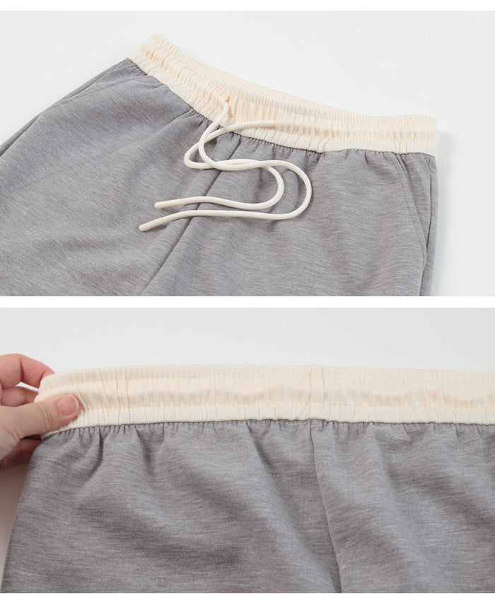 シードレス SEA DRESS バイカラーワイドパンツ (ピンク) ピンク