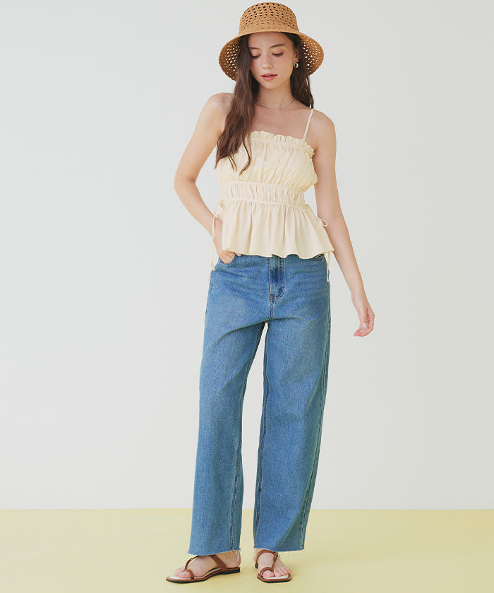 シードレス SEA DRESS ティアードラインペプラムビキニ/水着 【返品不可商品】 (ストライプ/チャコール) ストライプ/チャコール