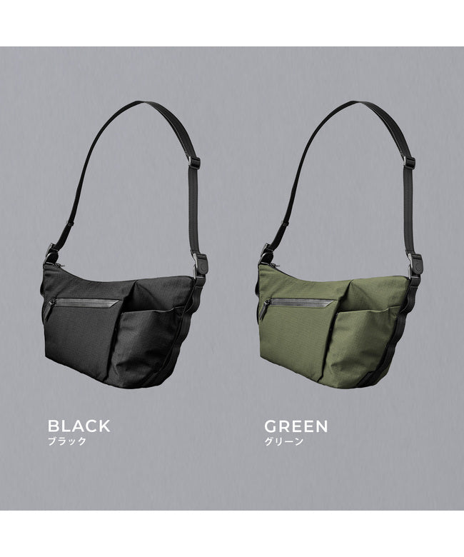 アルパカ ALPAKA FLOW SATCHEL 4L/ショルダーflow-satchel-4l】 (グリーン) グリーン