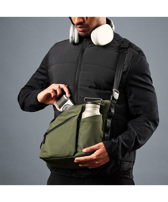 アルパカ ALPAKA FLOW SATCHEL 4L/ショルダーflow-satchel-4l】 (グリーン) グリーン