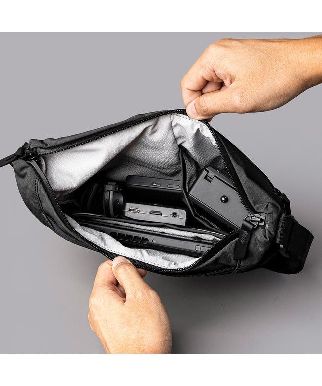 アルパカ ALPAKA FLOW SATCHEL /ショルダーバッグ【flow-satchel-2l】 (ブラック) ブラック