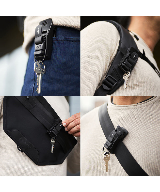 アルパカ ALPAKA アルパカ キーホルダー マグネット フィドロック メンズ レディース ブランド キーリング おしゃれ ALPAKA HUB KEYCHAIN FIDLOCK 4 (ブラック) ブラック