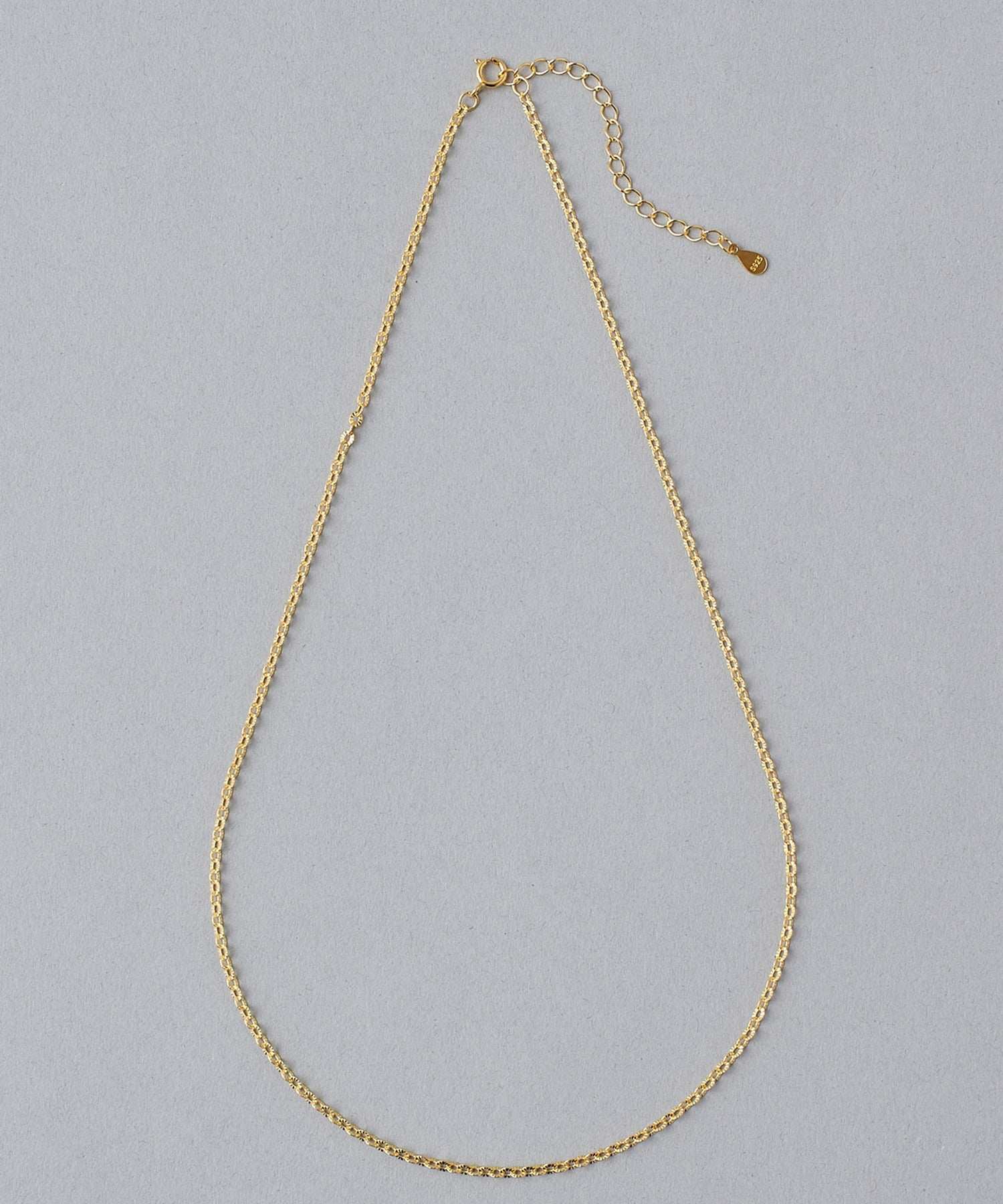 アリュレル ALLURELLE グリッターチェーンネックレス KNF127 (ゴールド) ゴールド